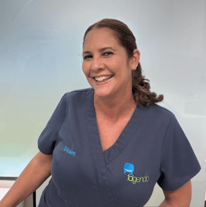 Smiling woman from our staff