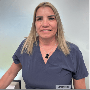Smiling woman from our staff